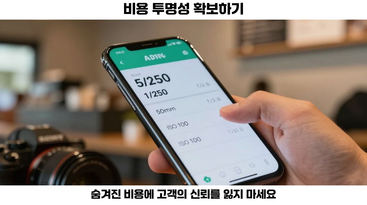 숨겨진 비용에 대한 투명성