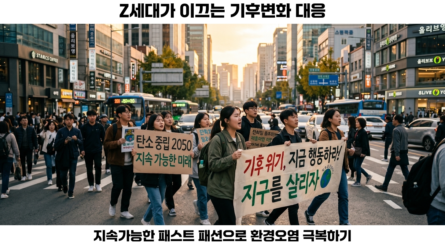기후변화와 Z세대: 미래 세대의 책임