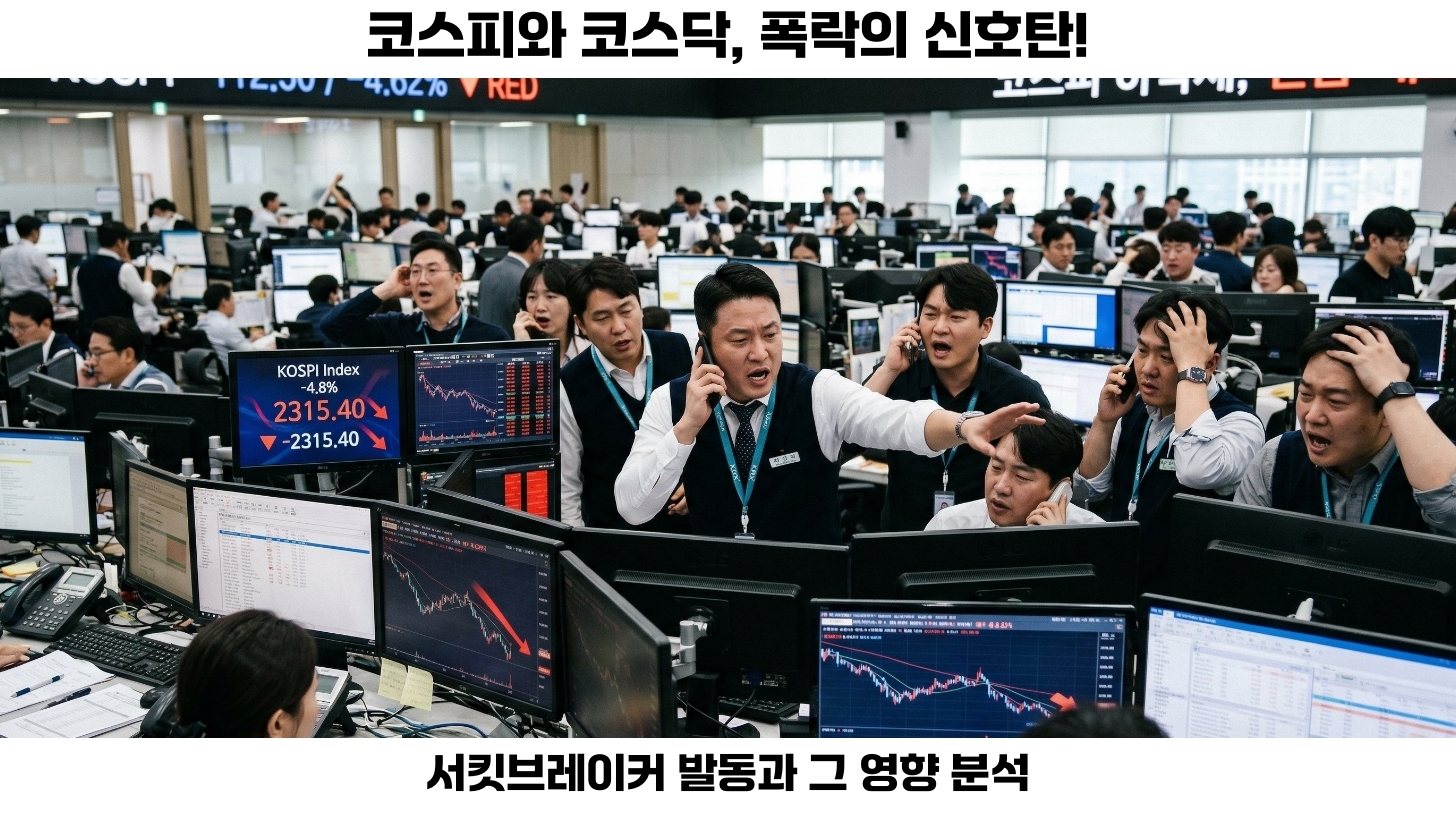 코스피 코스닥 폭락! 서킷브레이커 발동으로 인한 증시 패닉의 원인과 경제 파급 효과 분석 2 코스피와 코스닥 폭락 현상, 투자자들은 어떻게 대응해야 할까?