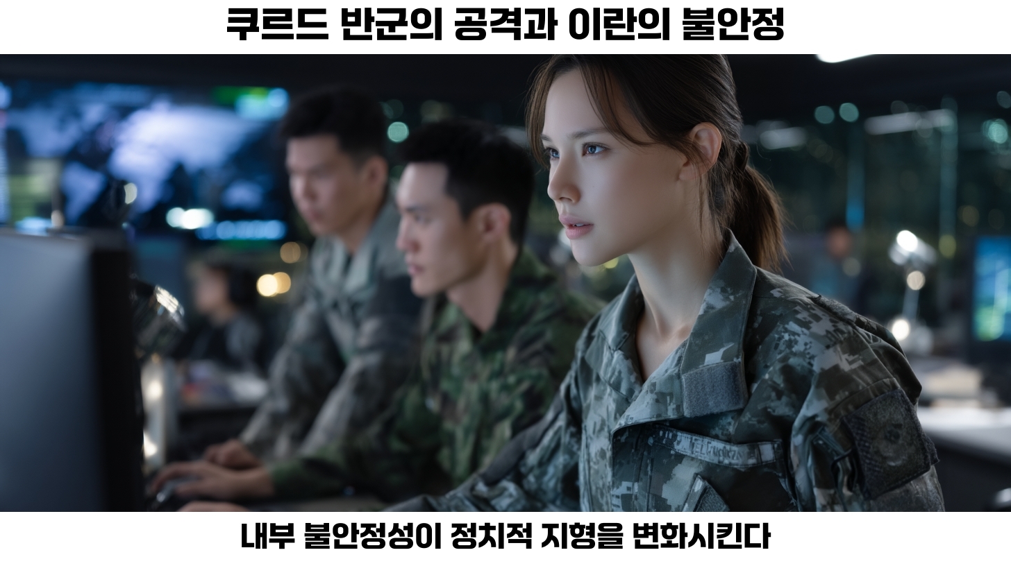 2026년 미국-이란 군사 갈등: 미사일 공격 시작과 그 여파 4 쿠르드 반군의 공격과 주한미군의 무기 차출 현황