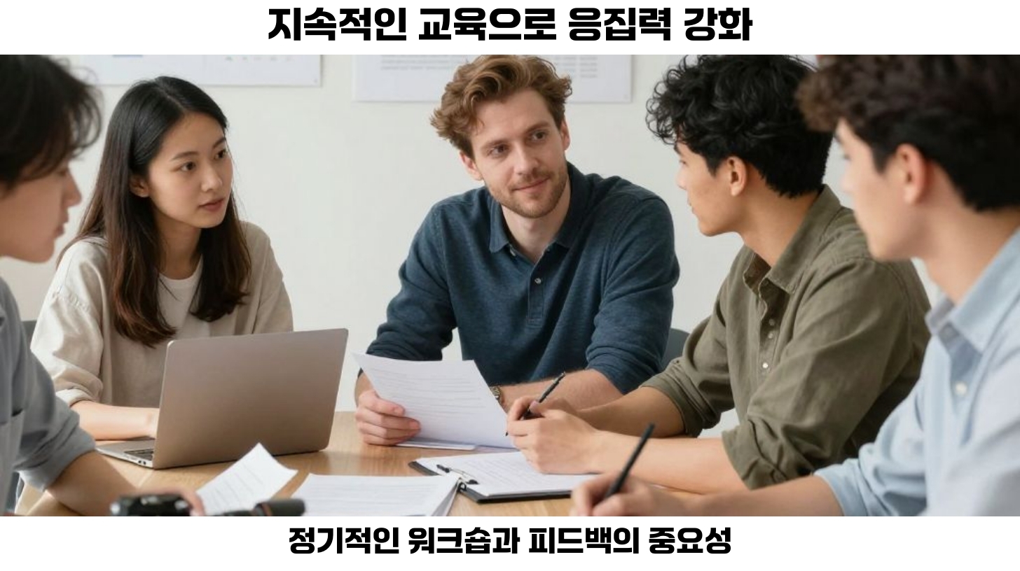 운영 인력의 역할 분담의 명확성을 높이기 위해 정기적인 교육과 워크숍을 진행해야 합니다.