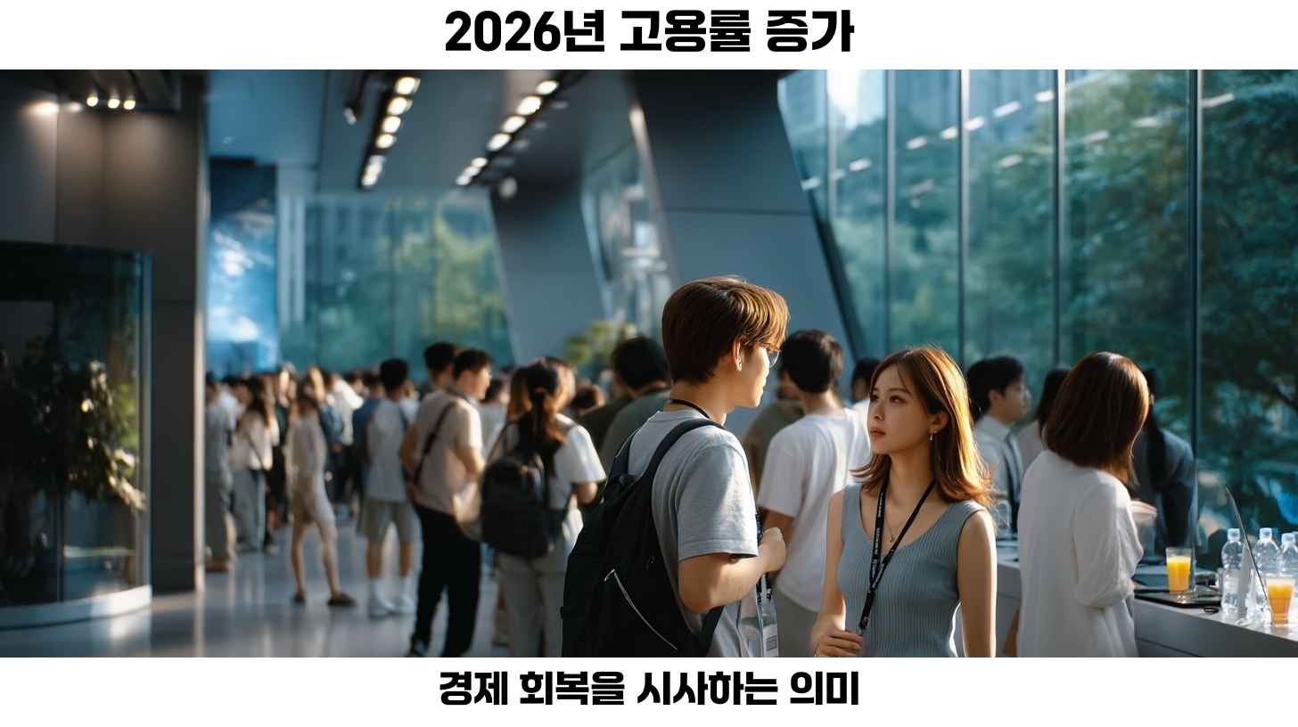 2026년 고용률 증가로 본 경제 회복과 노동 시장의 변화 2 2026년 고용률 증가