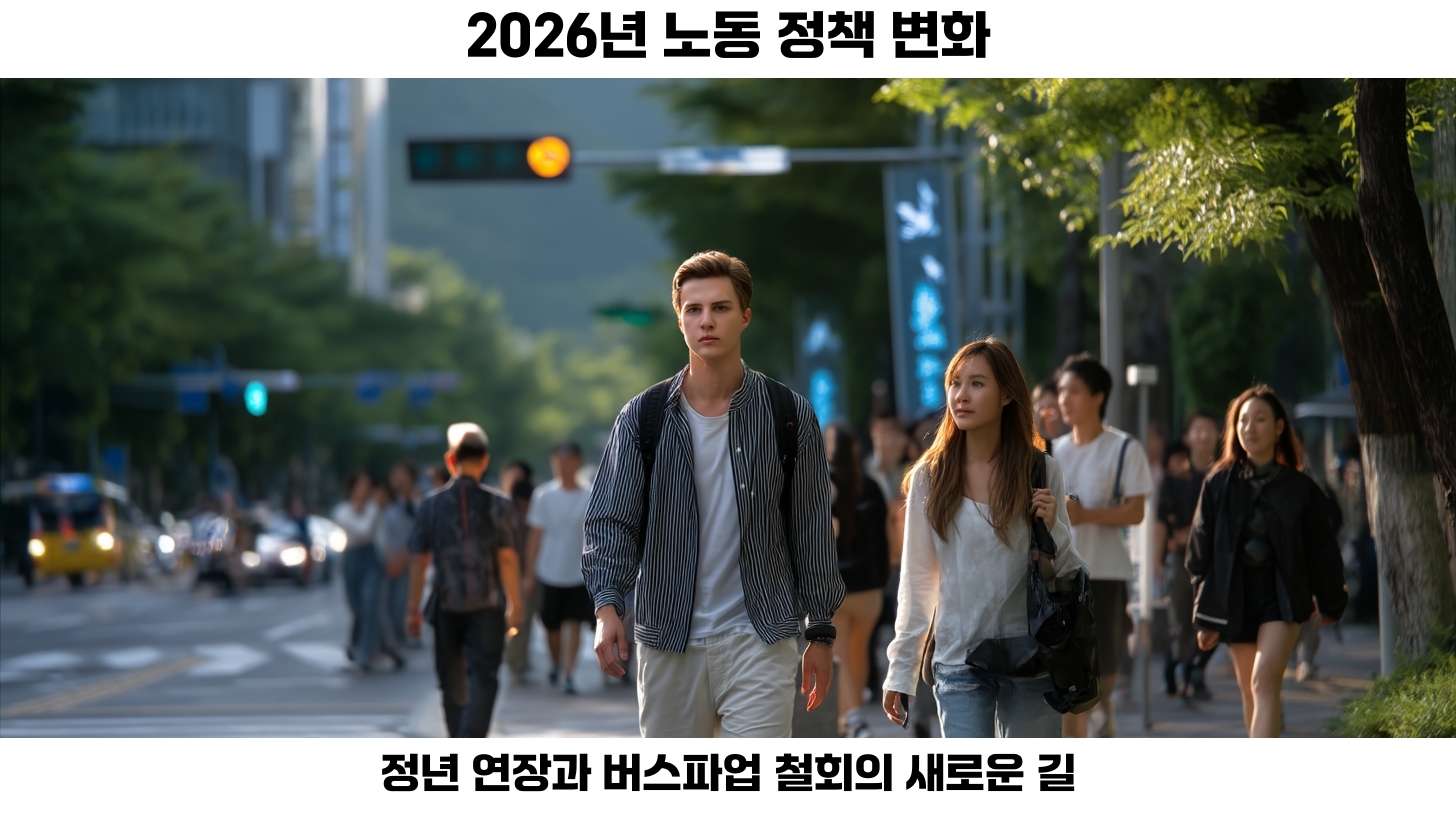 2026년 노동 정책 변화: 정년 연장과 버스파업 철회의 새로운 길 2 정년 연장, 노동시장에 미치는 영향과 그 필요성