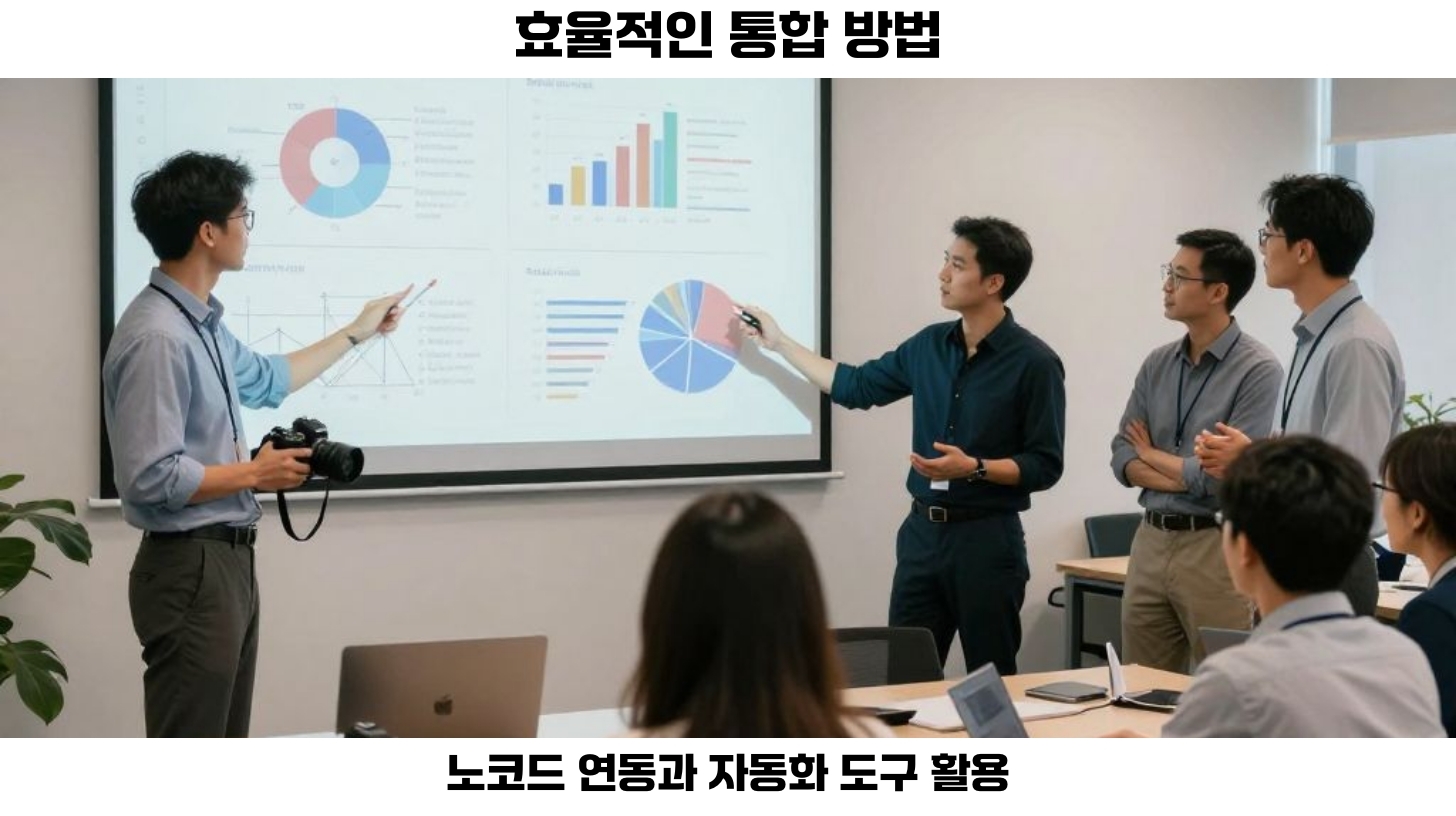 여러 도구들을 통합하여 업무 효율성을 극대화할 수 있습니다.