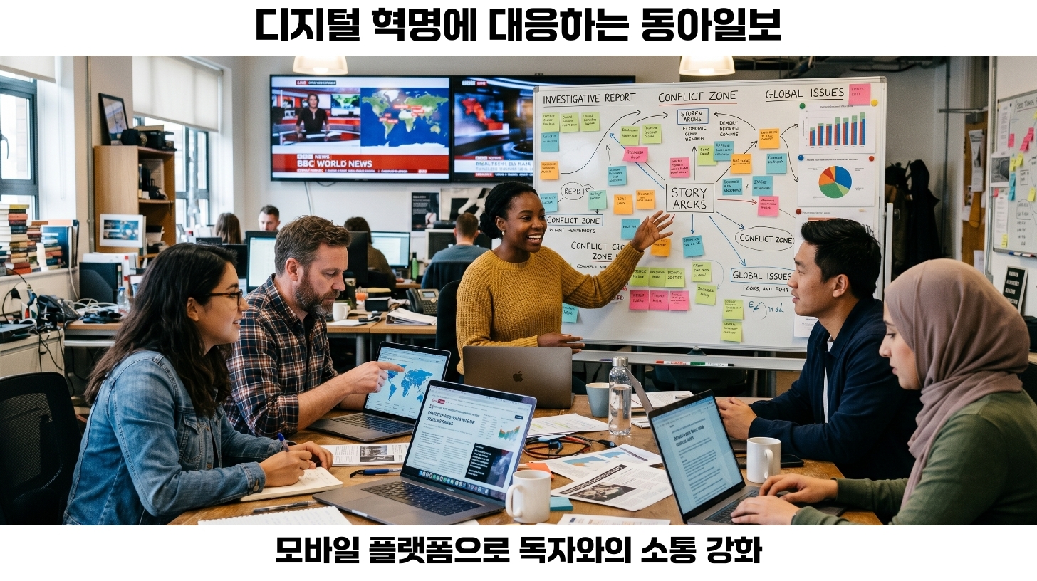 디지털 시대의 뉴스 소비, 동아일보의 비전과 전략