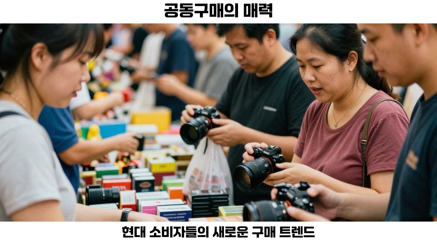 공동구매의 매력: 참여 동깁니다 2 첫번째, 공동구매는 현대 소비자들의 새로운 구매 트렌드로 자리 잡고 있습니다.