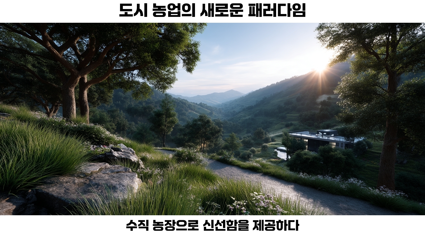 지속 가능한 농산물 생산