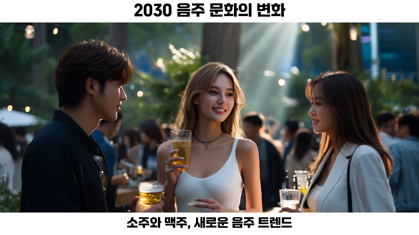 2030 세대의 음주 트렌드: 소주에서 맥주로의 이동