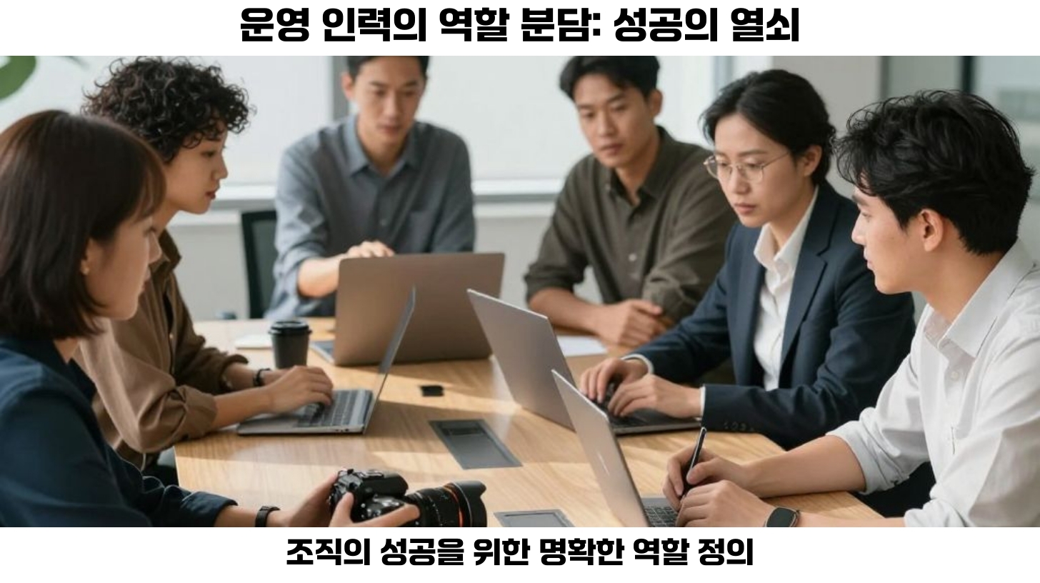 첫번째 운영 인력의 역할 분담은 조직의 성공에 있어서 매우 중요한 요소입니다.