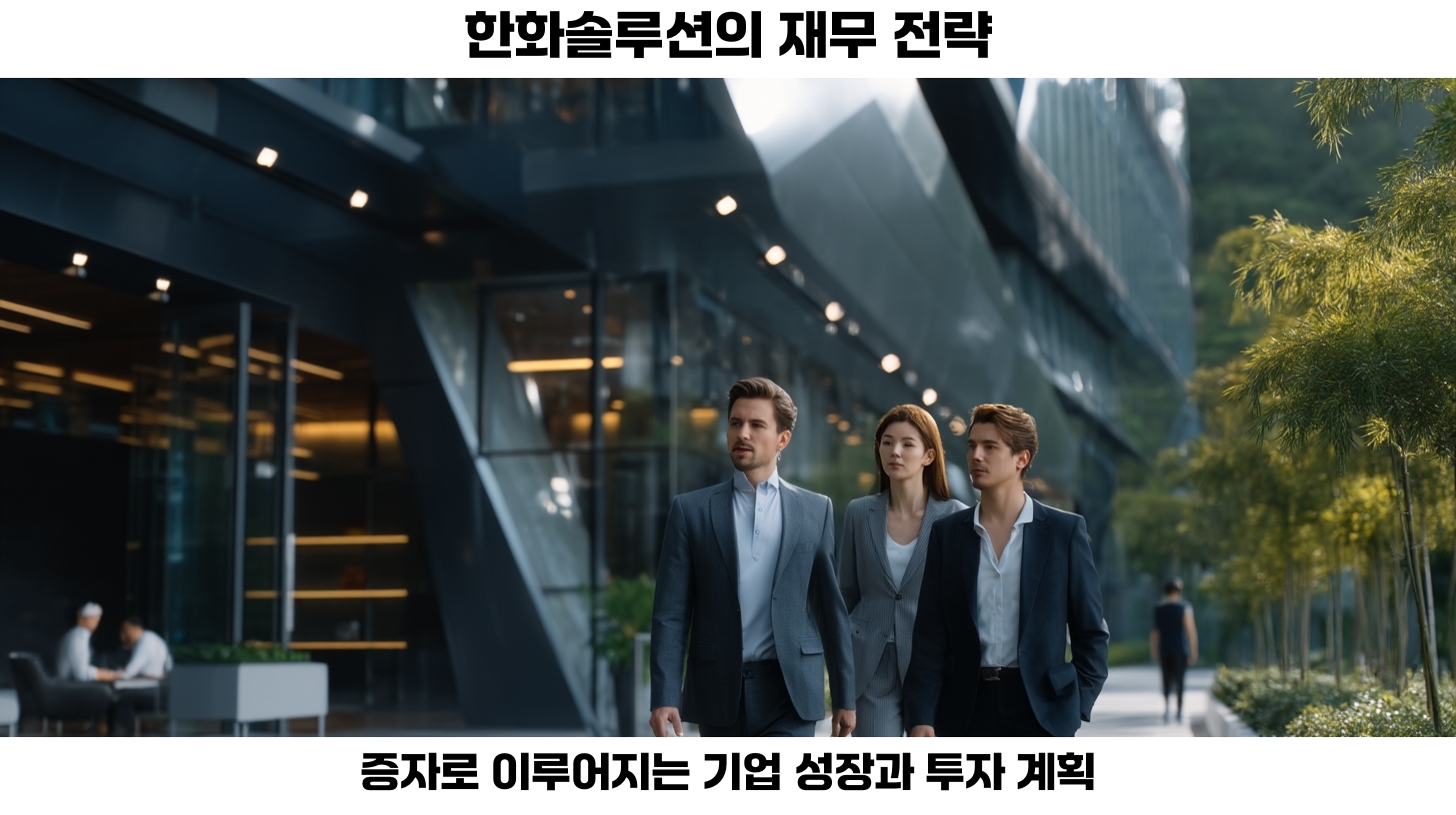 한화솔루션의 증자 배경과 필요성
