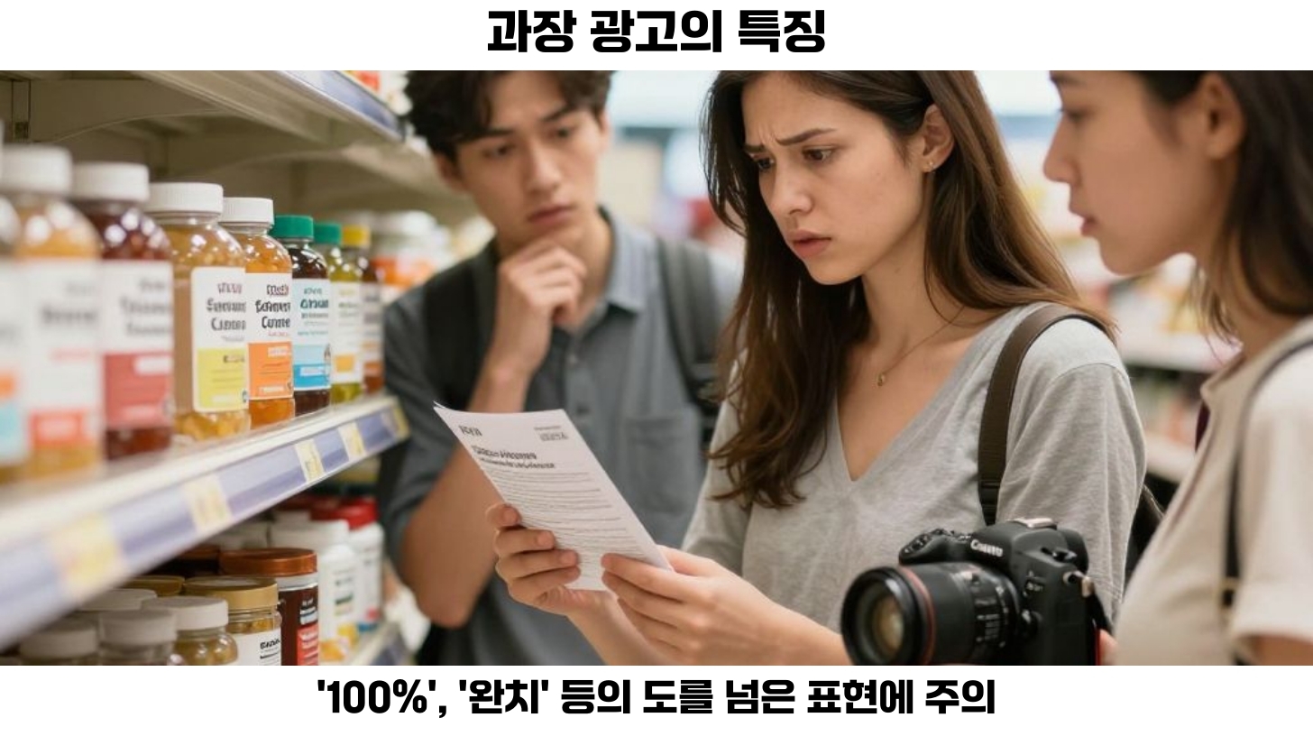 두번째, 과장 광고의 개념은 소비자가 광고 내용을 잘못 이해할 가능성을 포함합니다.