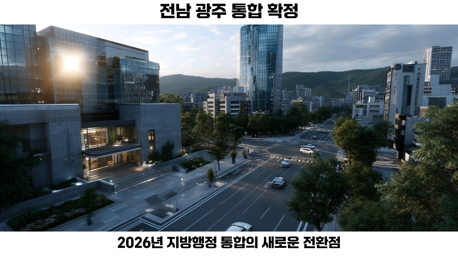 전남 광주 통합 확정의 배경과 프로세스