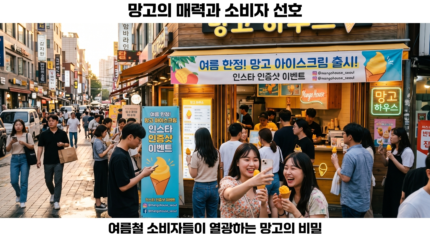 식품업계의 망고 디저트 경쟁 현황 분석