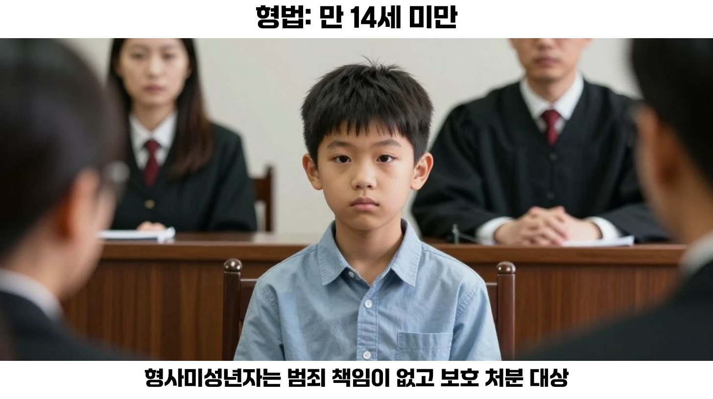 소년법에서 미성년자를 규정하는 이미지