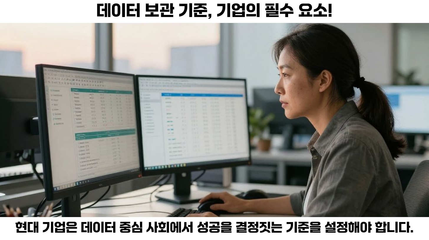 데이터 보관 기준: 현대 기업의 필수 요소 2 첫번째, 데이터 보관 기준이란 현대의 데이터 중심 사회에서 정보의 관리와 저장 방식에 관한 중요한 문제이며, 기업의 성공에 직접적인 영향을 미친다.