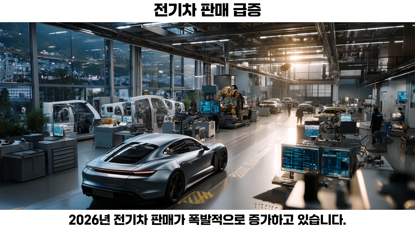 전기차 판매 성장 현황: 2026년 최신 통계 분석