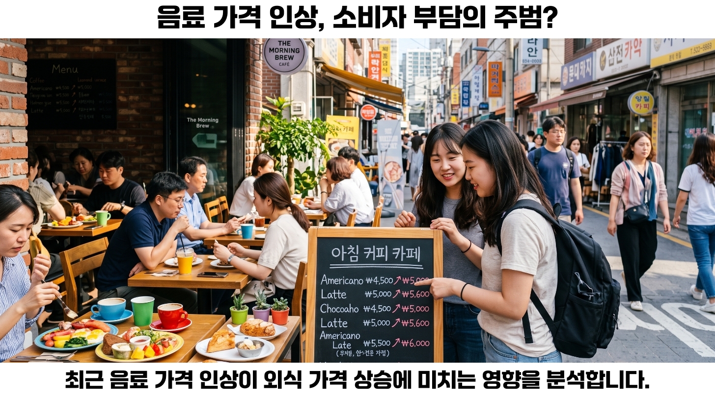 음료 가격 인상 현황과 그 배경