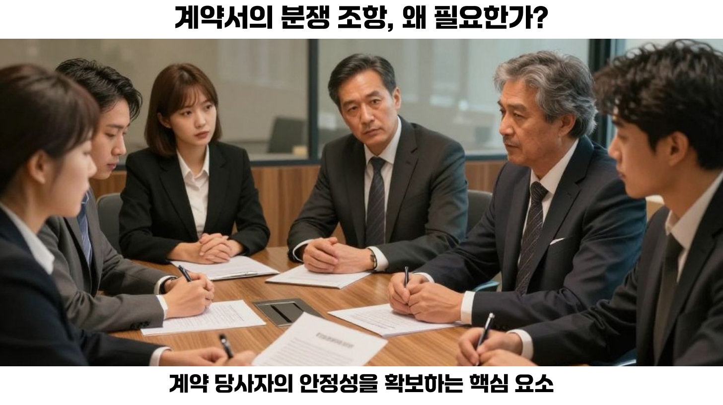 첫번째, 계약서에 분쟁 조항을 포함하는 것은 계약 당사자 간의 안정성을 강화하는 중요한 요소입니다.