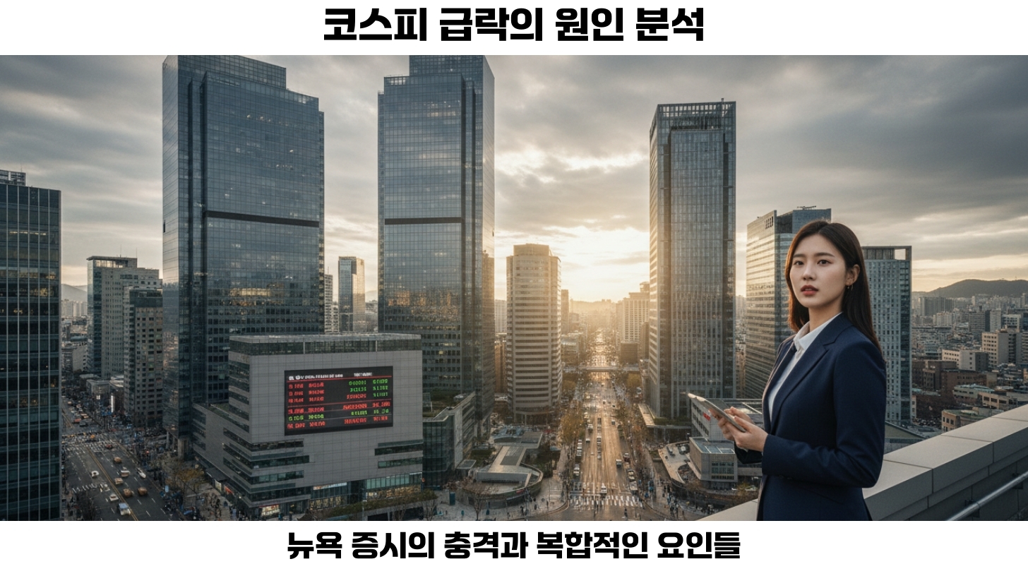 코스피 급락의 원인과 현재 상황 분석