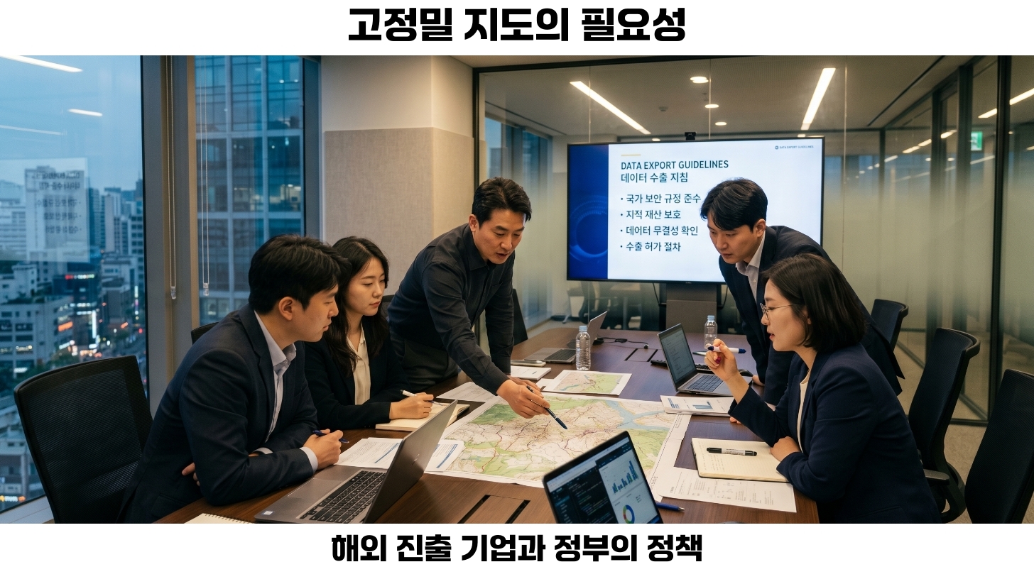 정부의 고정밀 지도 데이터 관리 방안