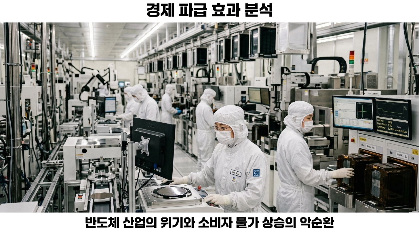 코스피 코스닥 폭락! 서킷브레이커 발동으로 인한 증시 패닉의 원인과 경제 파급 효과 분석 4 경제 파급 효과: 반도체 생산 감소가 주식시장에 미치는 영향