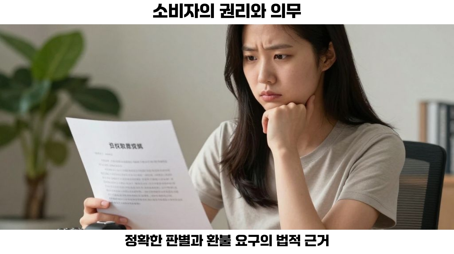 셋째, 소비자분쟁해결기준
