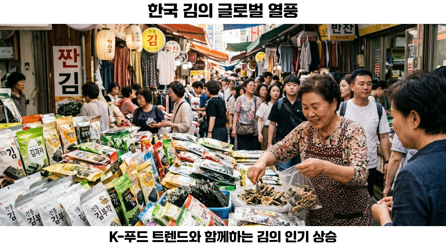 한국 김, 글로벌 시장에서의 인기 상승