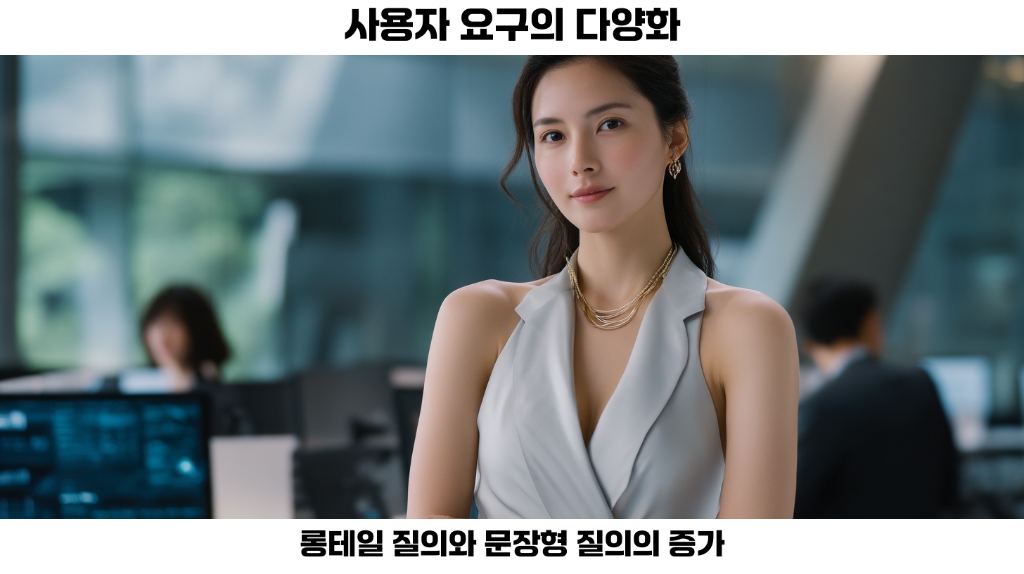 챗GPT와 네이버의 교차사용 증가: 검색의 미래를 바꾸는 새로운 트렌드 4 문장형 질의 증가