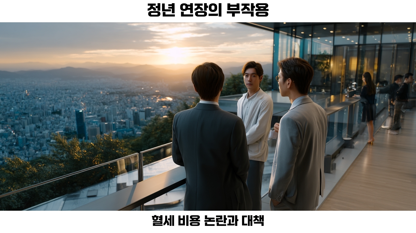 2026 정년 연장 논의와 버스 파업 철회, 노사 협상의 새로운 전환점 4 혈세 비용 논란: 정년 연장 정책의 경제적 영향