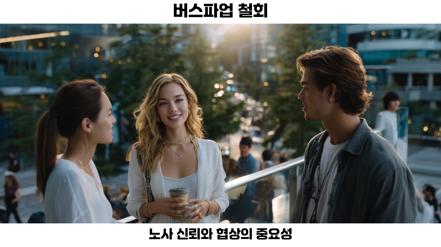 2026년 노동 정책 변화: 정년 연장과 버스파업 철회의 실체 4 노사 협상, 미래의 노동 환경을 위한 필수 조건
