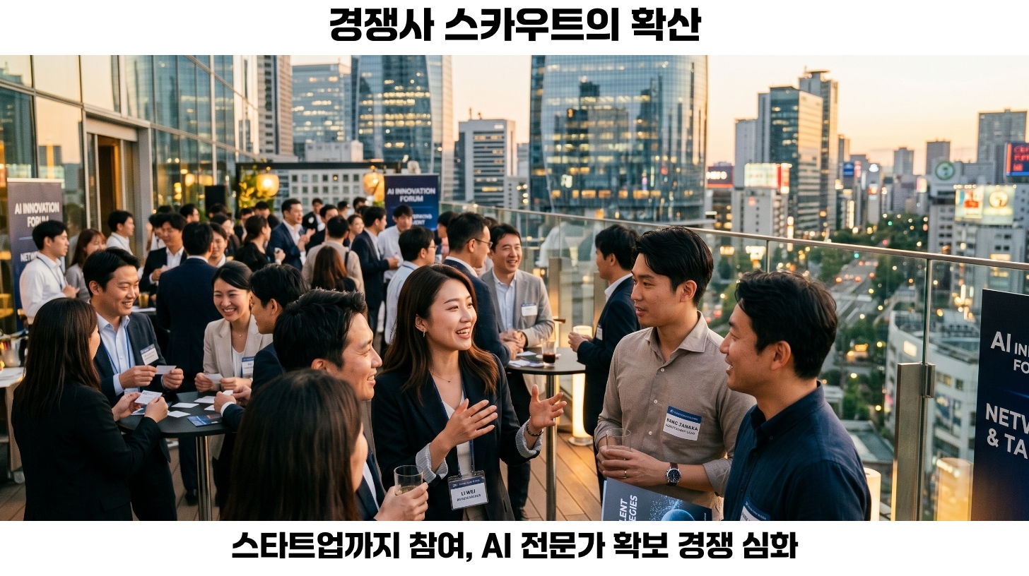 AI 인재 확보를 위한 기업들의 전략 비교