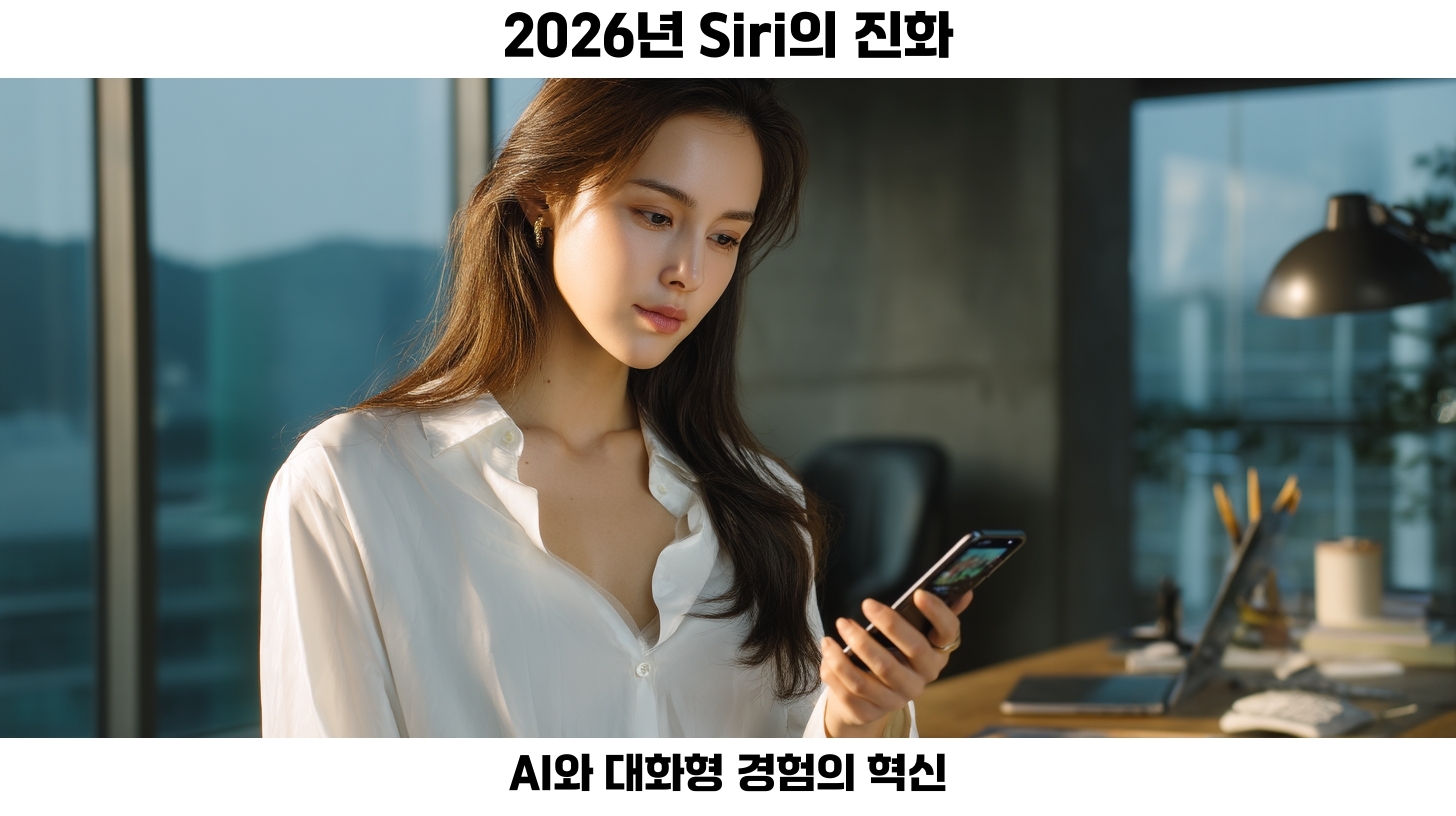 2026년 애플 Siri 앱의 진화: AI 기능과 대화형 경험으로 사용자 인터페이스 혁신 2 애플 Siri 앱