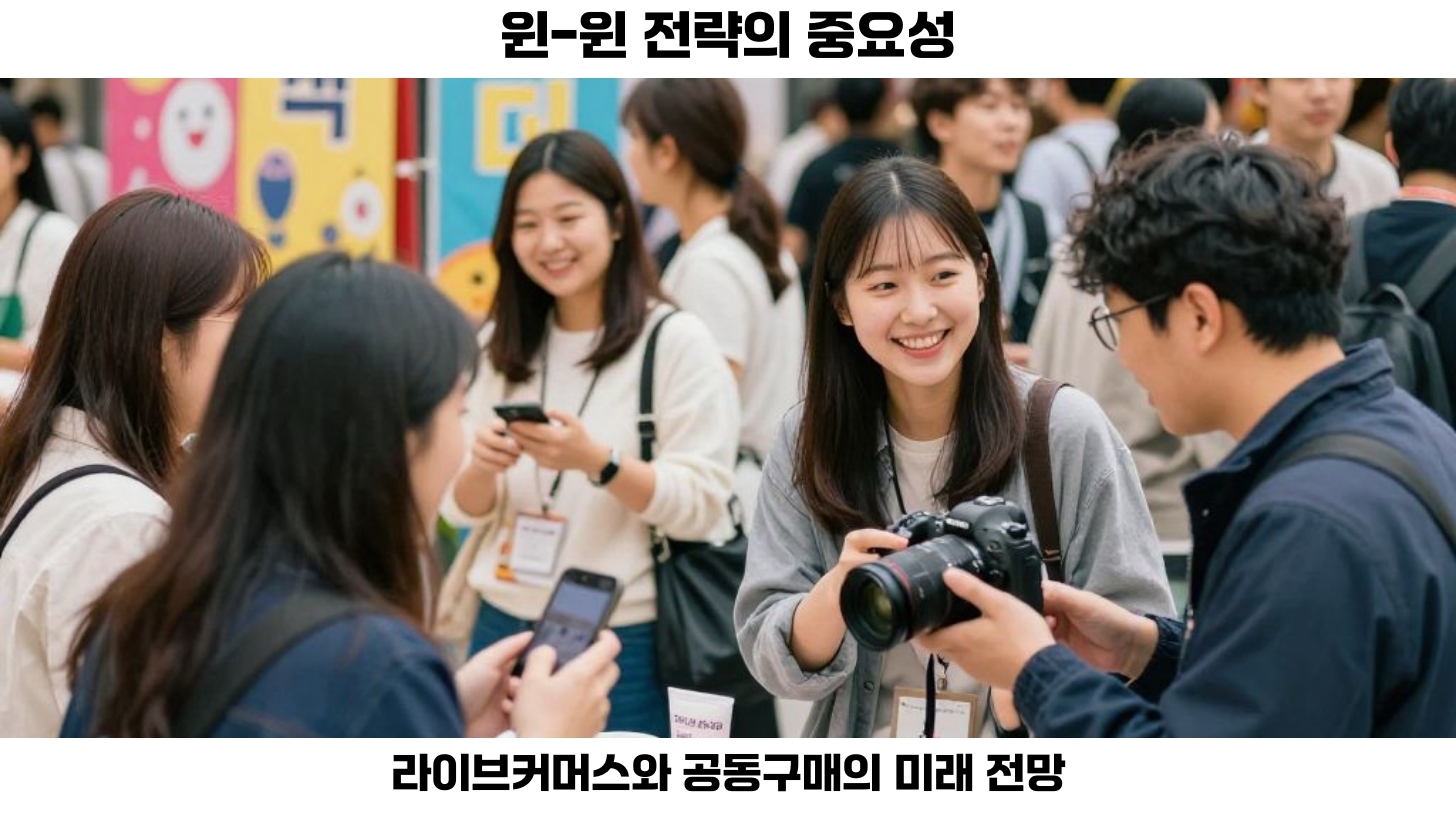 라이브커머스와 공동구매의 연계