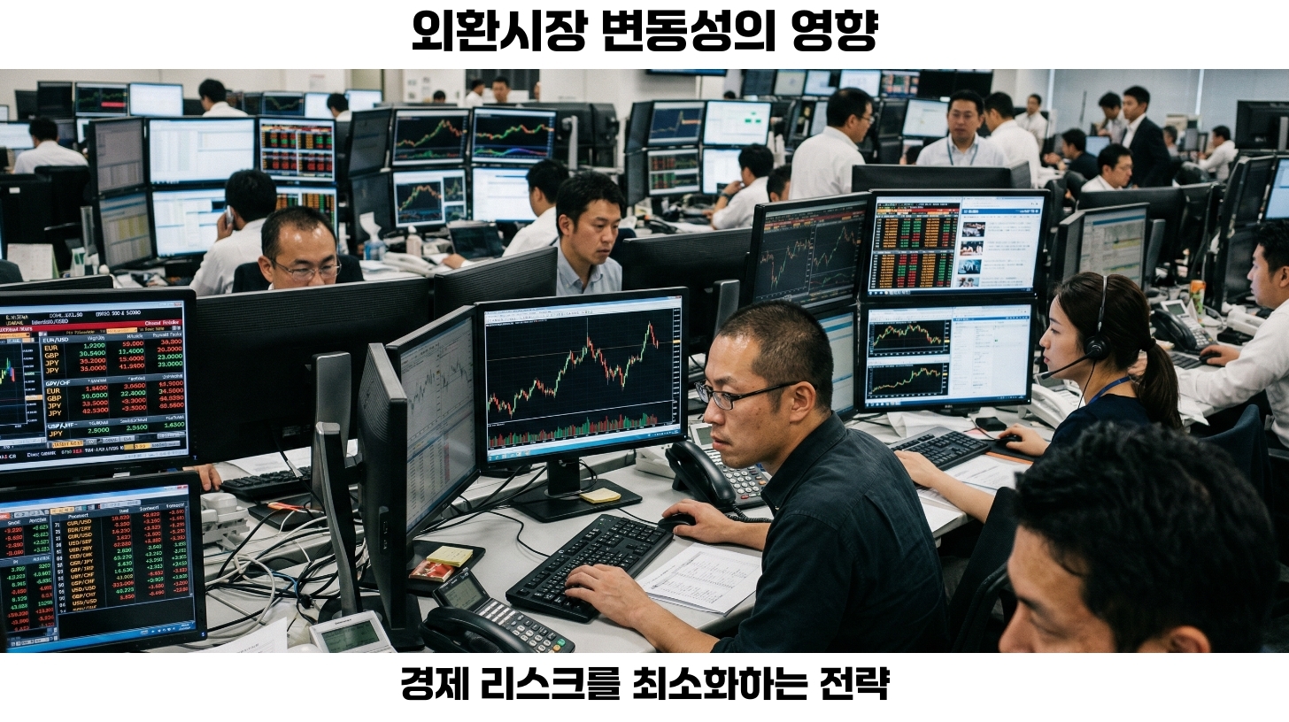 외환시장 변동성과 금리 하락의 상관관계