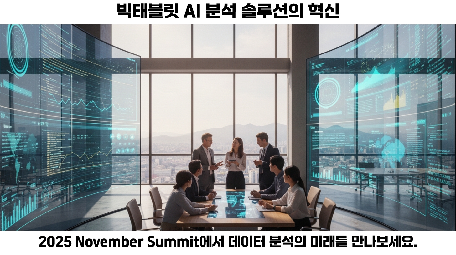 빅태블릿 AI 분석 솔루션: November Summit 2025에서 실시간 데이터 분석의 혁신을 경험하다 2 빅태블릿 AI 분석 솔루션의 미래 전망과 트렌드