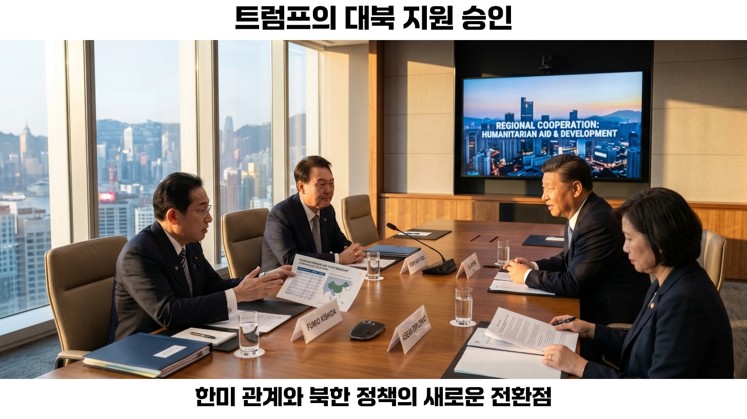 트럼프의 대북 지원 결정, 그 배경과 의의