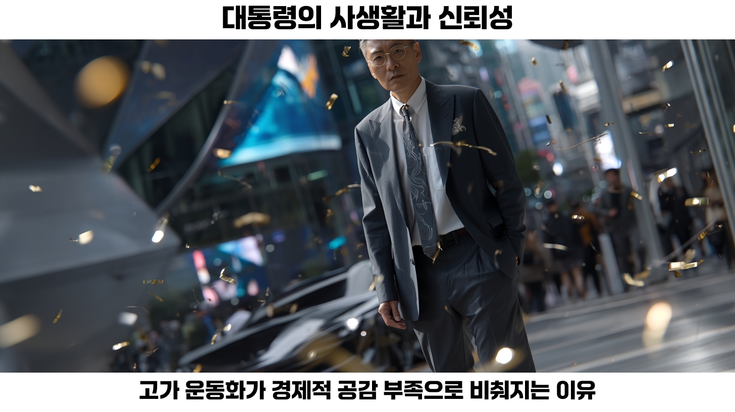 李대통령의 75만원 운동화 논란이 초래한 지지율 하락과 이미지 변화 3 운동화 논란의 배경과 그 영향