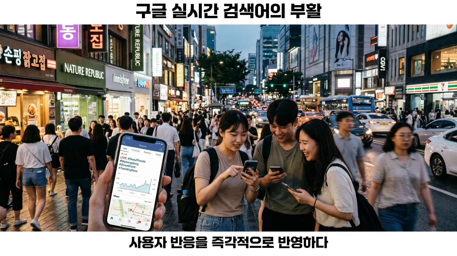 구글 실시간 검색어 부활의 의미와 영향