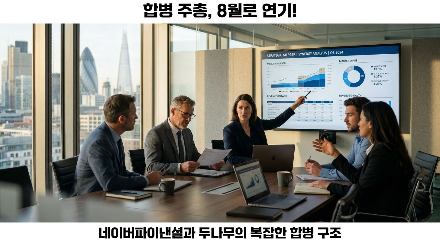 8월로 연기된 합병 주총의 배경 분석