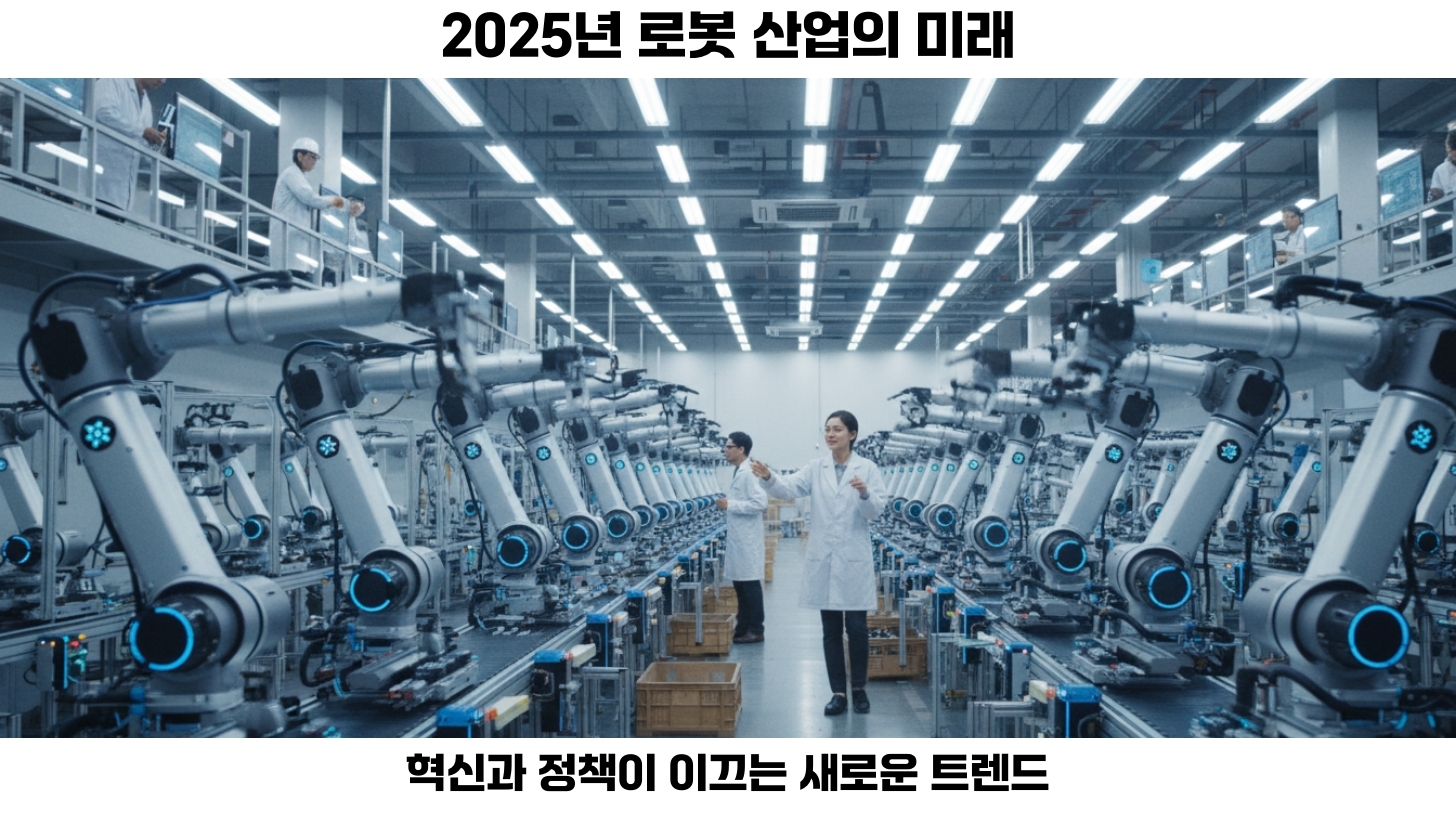2025년 로봇 산업 전망: 혁신과 정책이 이끄는 미래의 트렌드 2 로봇 산업 트렌드: 앞으로 5년간의 변화 예측