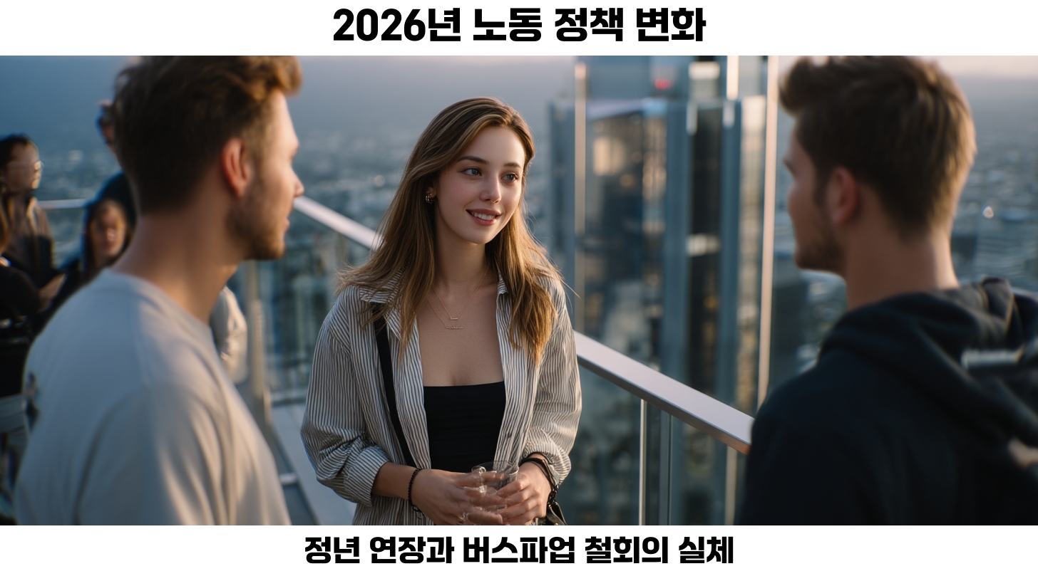 2026년 노동 정책 변화: 정년 연장과 버스파업 철회의 실체 2 정년 연장, 근로자의 권익을 위한 새로운 기준