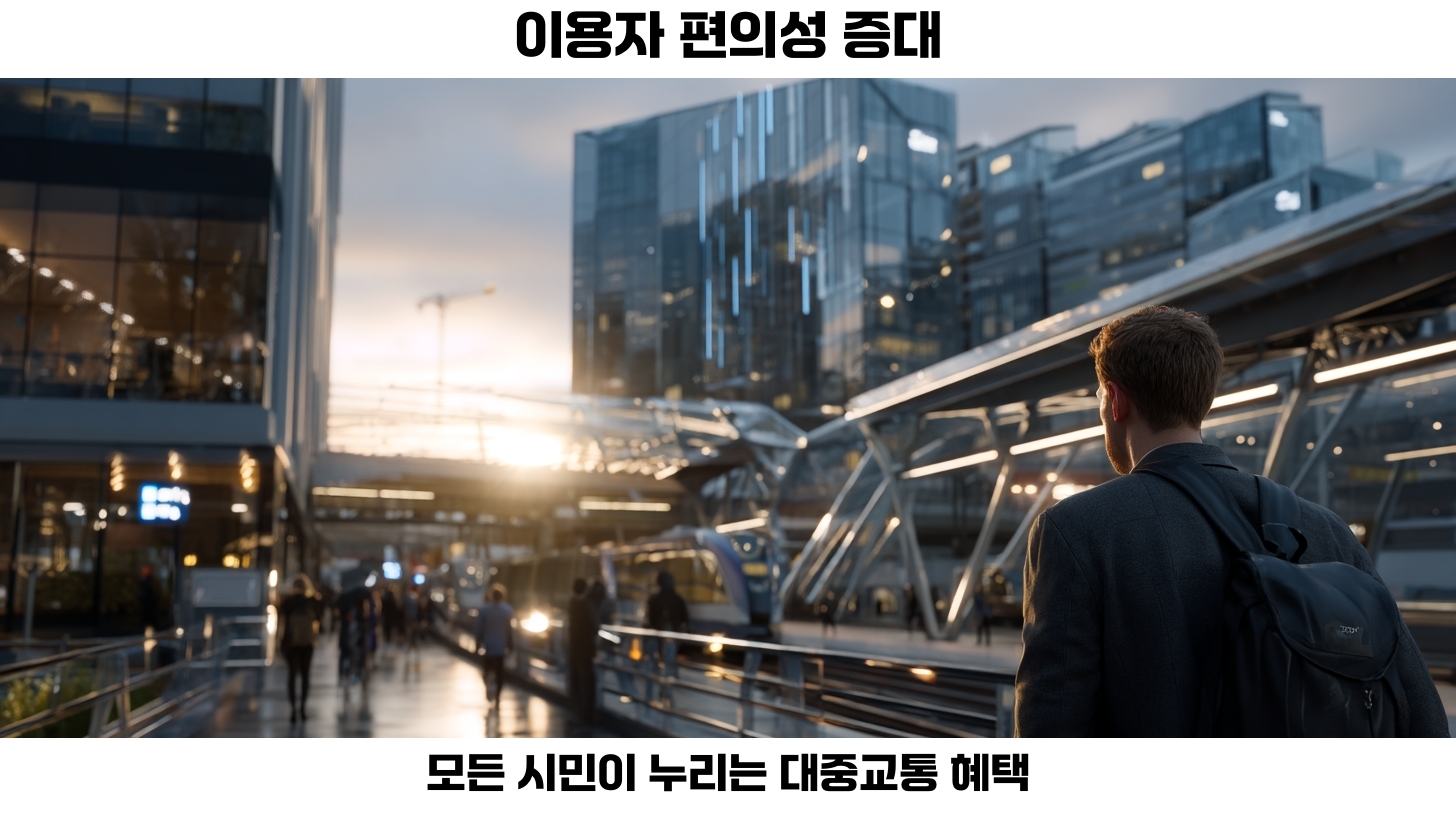 대중교통 시스템 개선과 이용자 편의성 증대