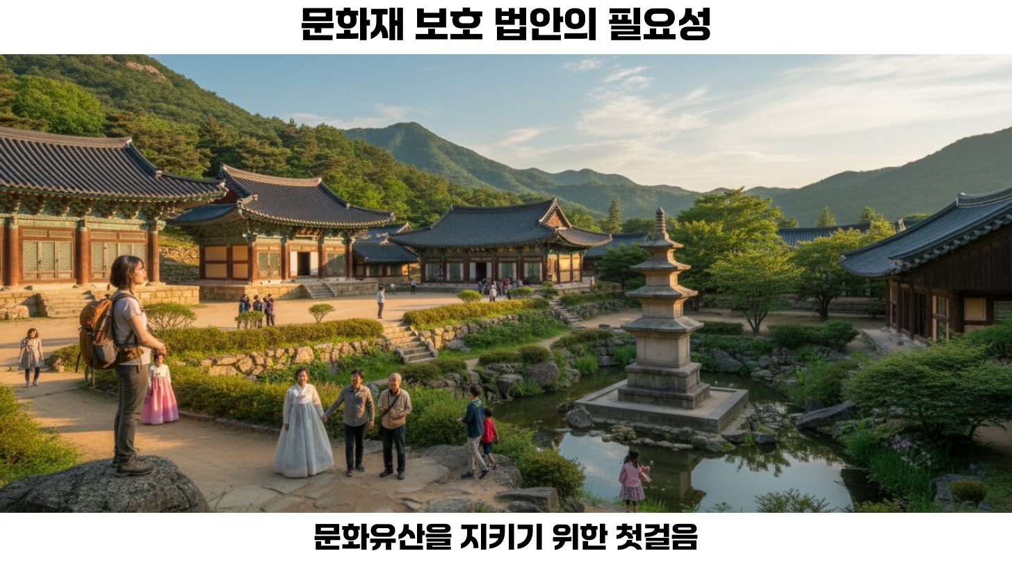 문화유산의 소중함과 법률 제정 필요성