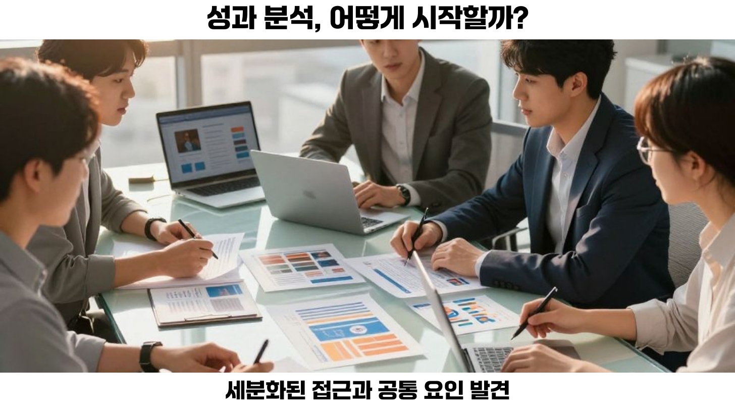 세분화된 성과 분석은 다양한 콘텐츠 유형에 따라 다르게 적용되어야 합니다.
