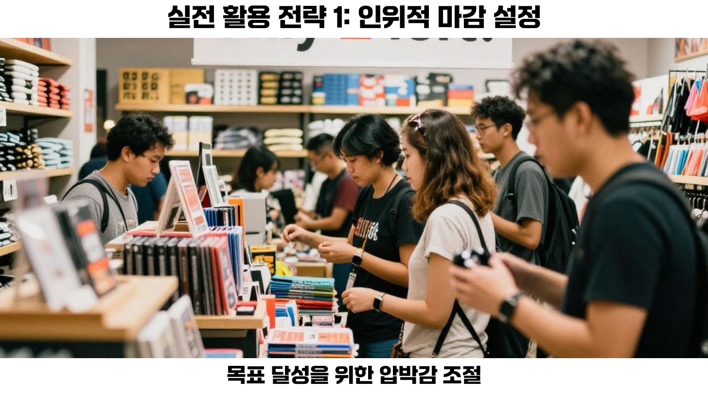 세번째, 품절 임박의 효과를 보여주는 상품.