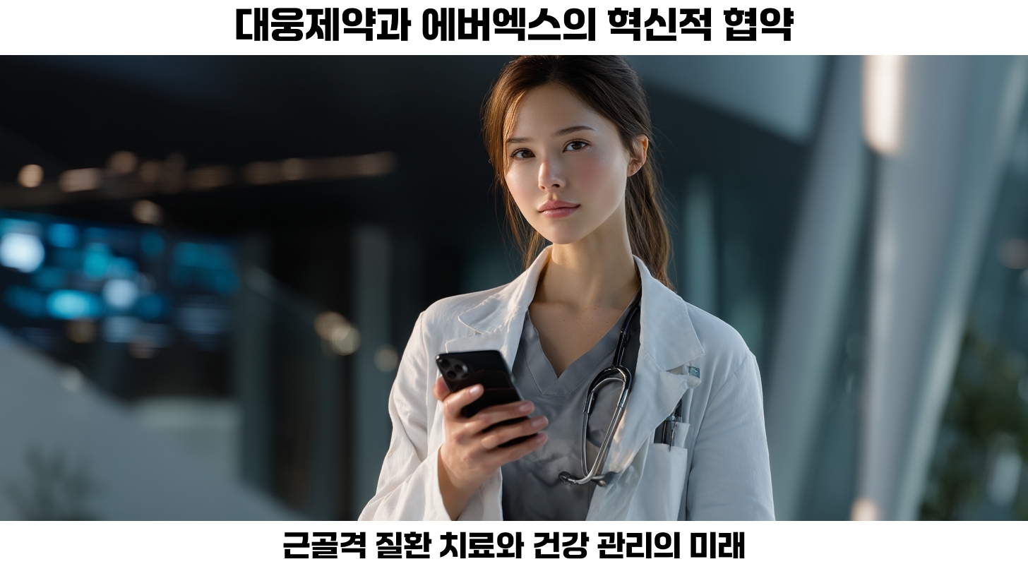 대웅제약과 에버엑스의 혁신적 협약: 근골격 질환 치료와 건강 관리의 미래 2 대웅제약과 에버엑스의 혁신적 협약