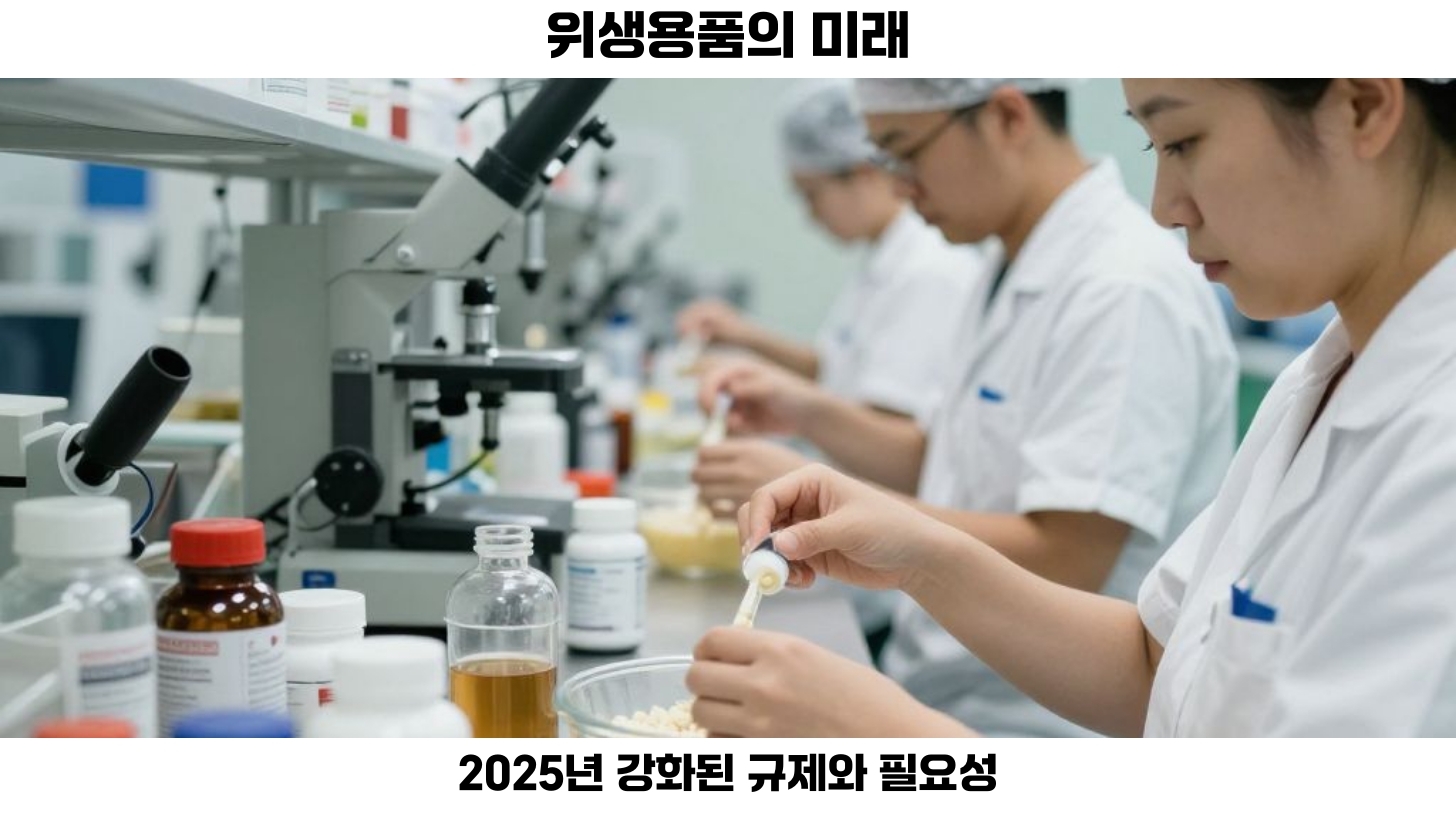 위생, 식품, 화장품: 필요한 인증과 그 중요성 5 위생용품은 2025년부터 더욱 강화된 규제를 받아야 합니다.
