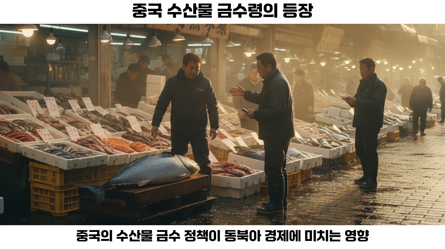 중국 수산물 금수령의 배경과 이유