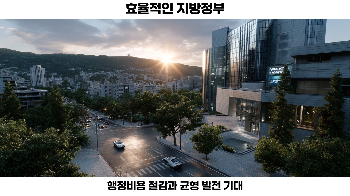 전남 광주 통합 확정, 지방행정 통합으로 미래를 바꾸다 3 지방행정 통합