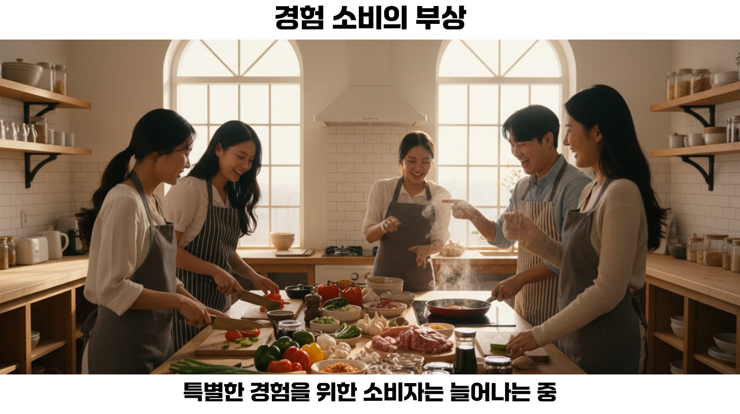 소비자들이 선호하는 경험사치의 예